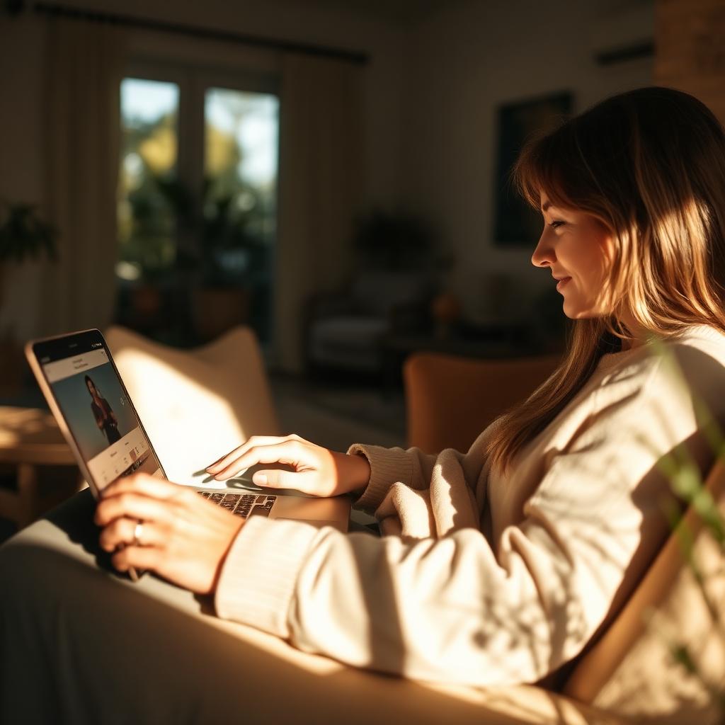 Guest activating Jizō on a laptop at home